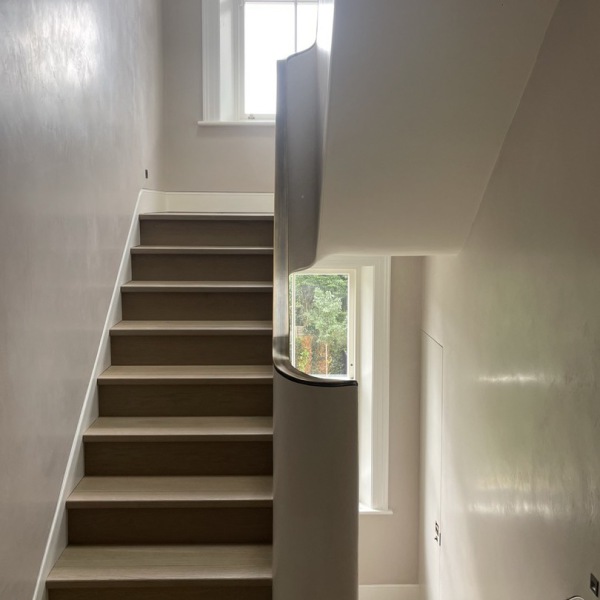Venetian polished plaster residential project London
