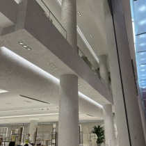 White Venetian Plaster Columns Westfield London