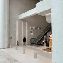 White Polished Plaster Store Walls London