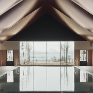 Pink Microcement Swimming Pool
