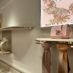 Rippled stucco Venetian plaster London Louis Vuitton